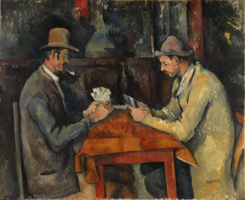 The Card Players by Paul Cezanne